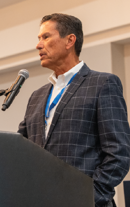 Speaker presenting